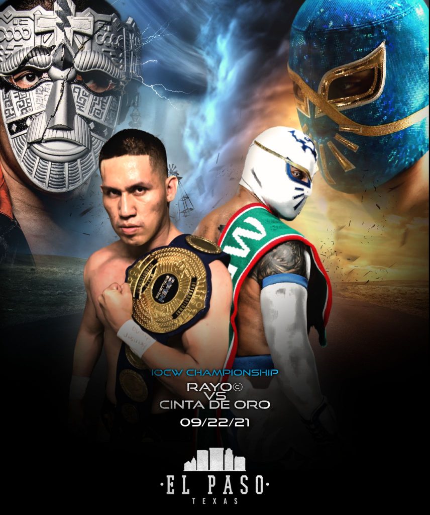 Cinta de Oro (Sin Cara) será el retador al IOCW Championship contra Rayo en El Paso